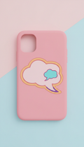 Cute conversation bubble phone case